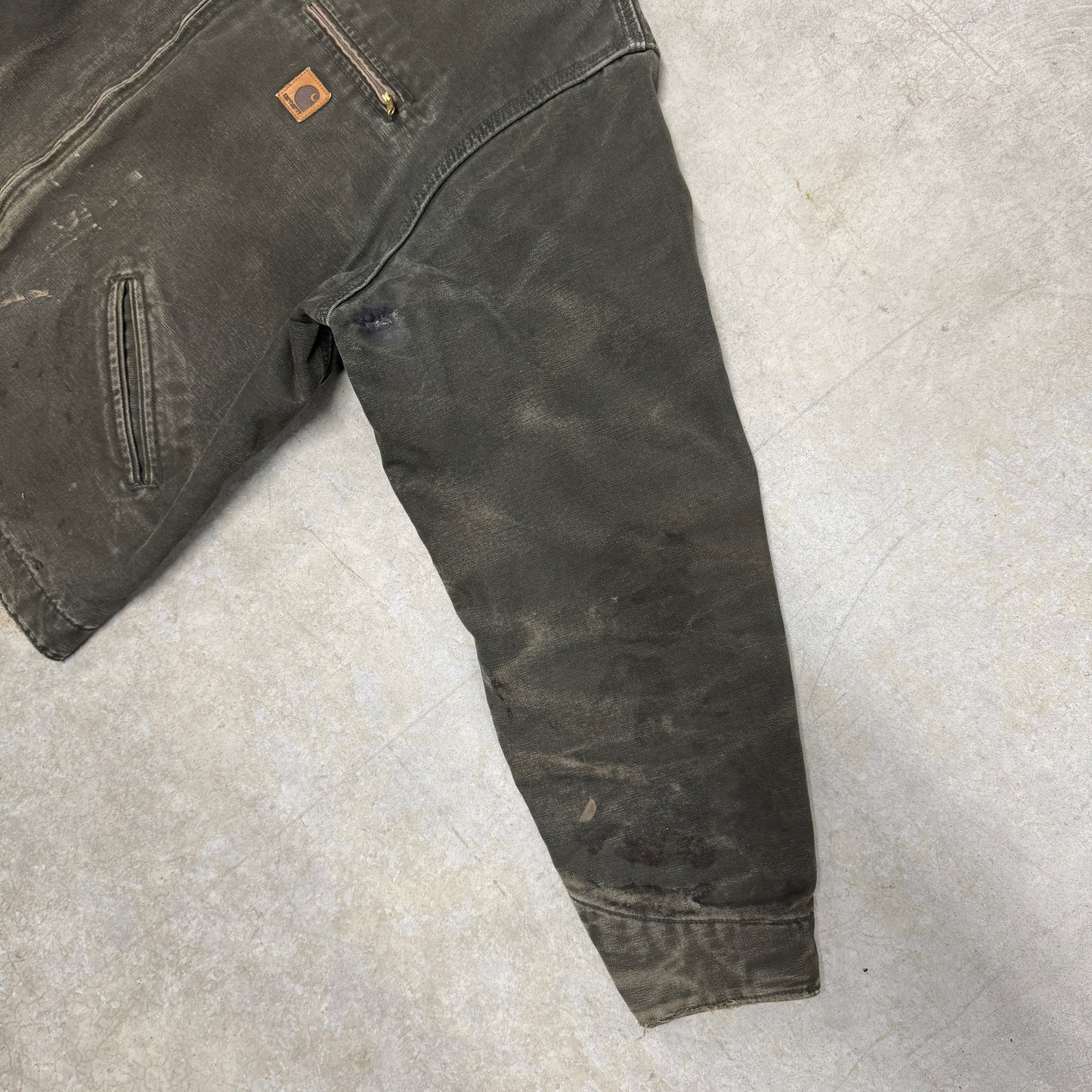 (XL) Vintage Carhartt Detroit Jacket J97 MOS