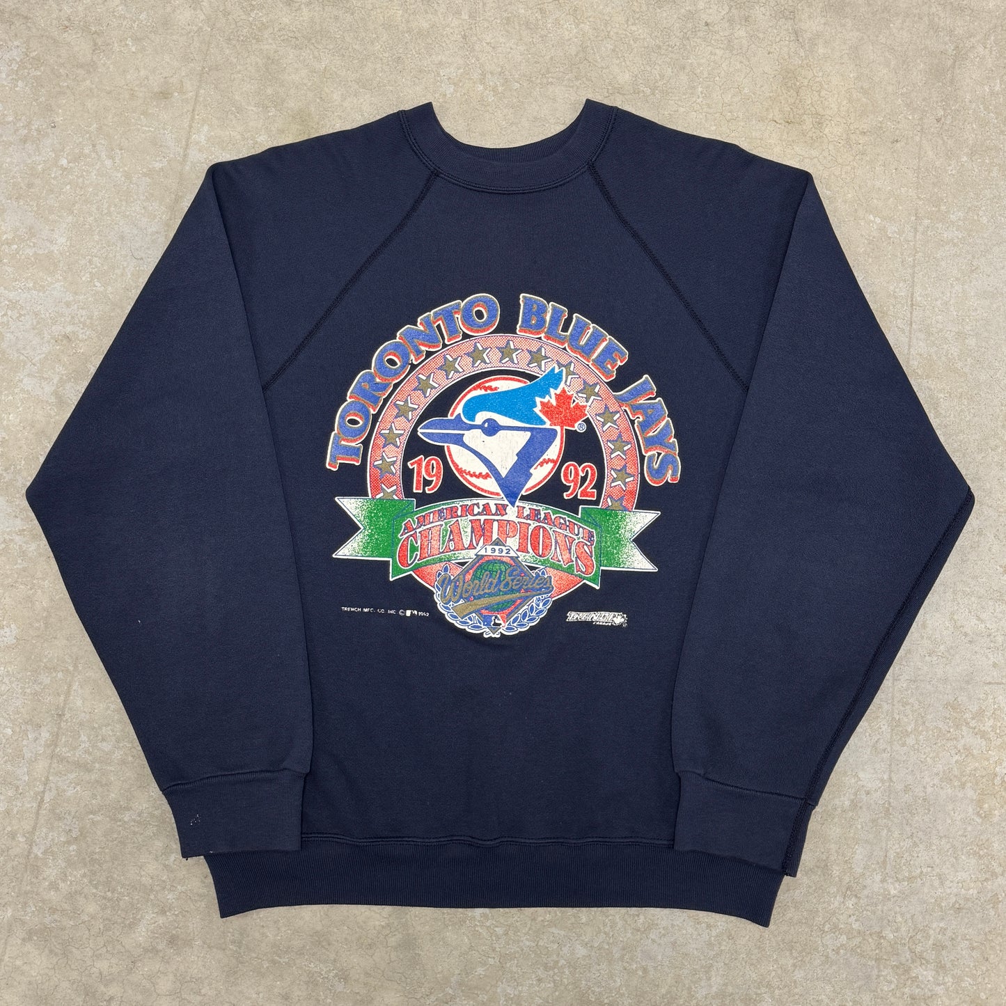 (L) 1992 Toronto Blue Jays American League Champions Crewneck