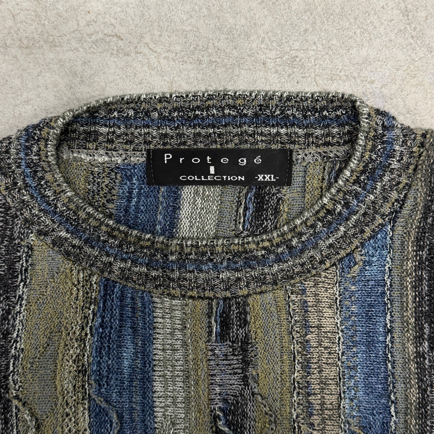 (XL) 90s Protegé 3D Knit Sweater