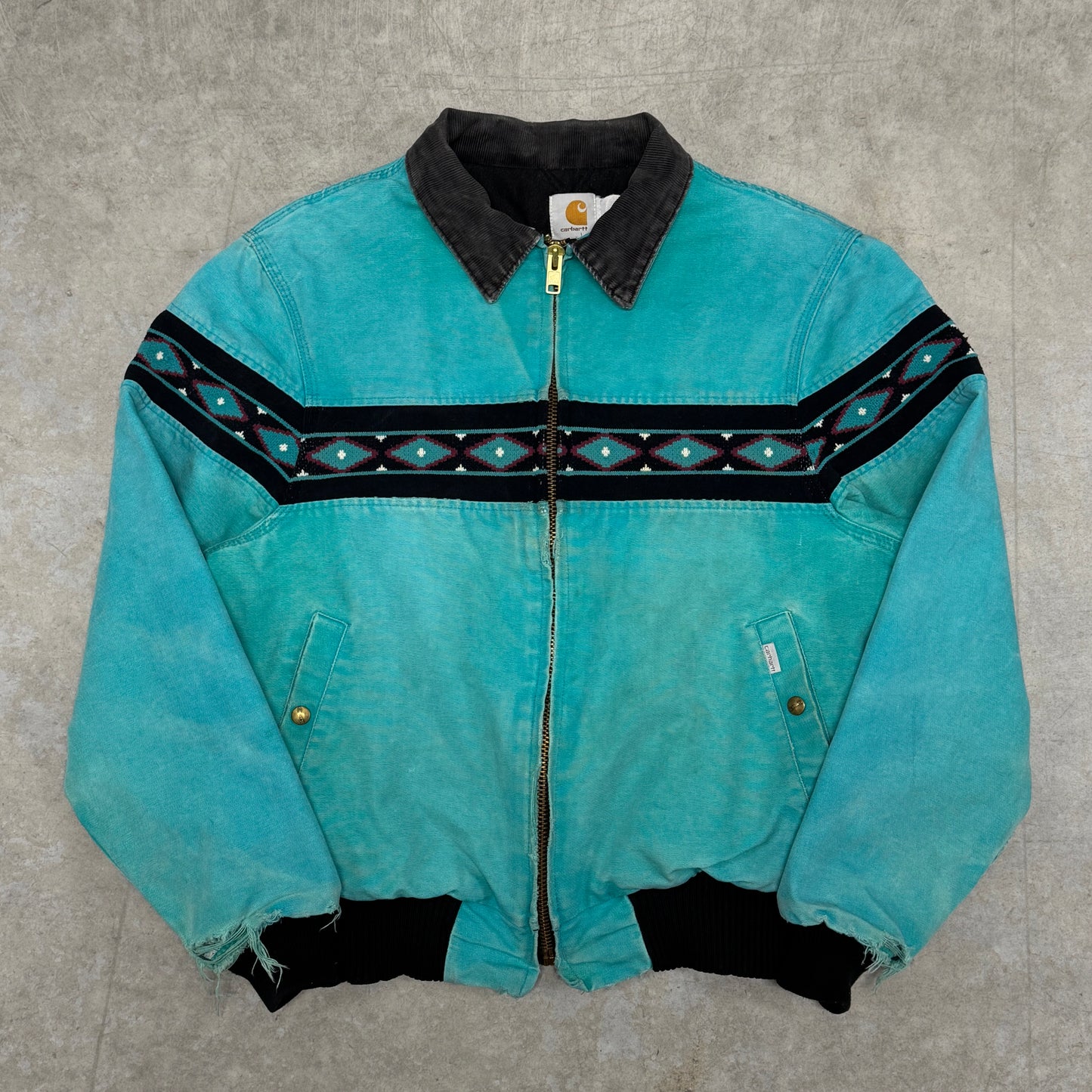 (M) Vintage Carhartt Aztec Santa Fe Jacket