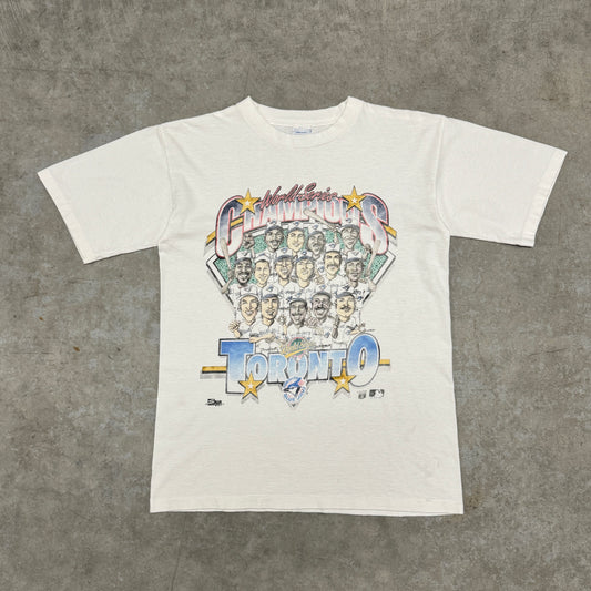 (M) 1992 Toronto Blue Jays Caricature Shirt