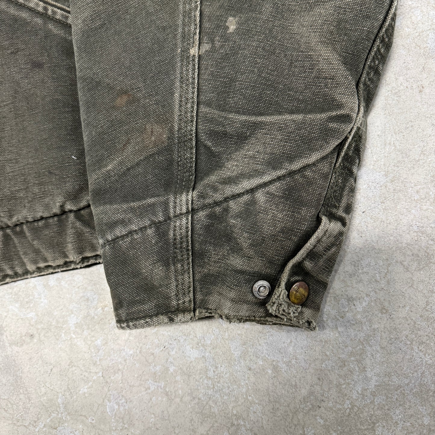 (XL) Vintage Carhartt Detroit Jacket J97 MOS