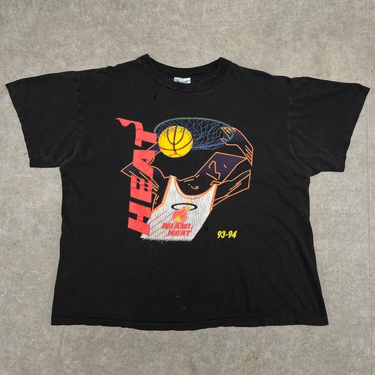 (L) 90s Miami Heat Shirt Boxy