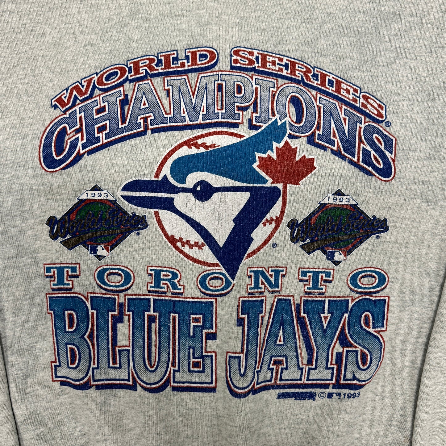 (M) 1993 World Series Champions Toronto Blue Jays Crewneck