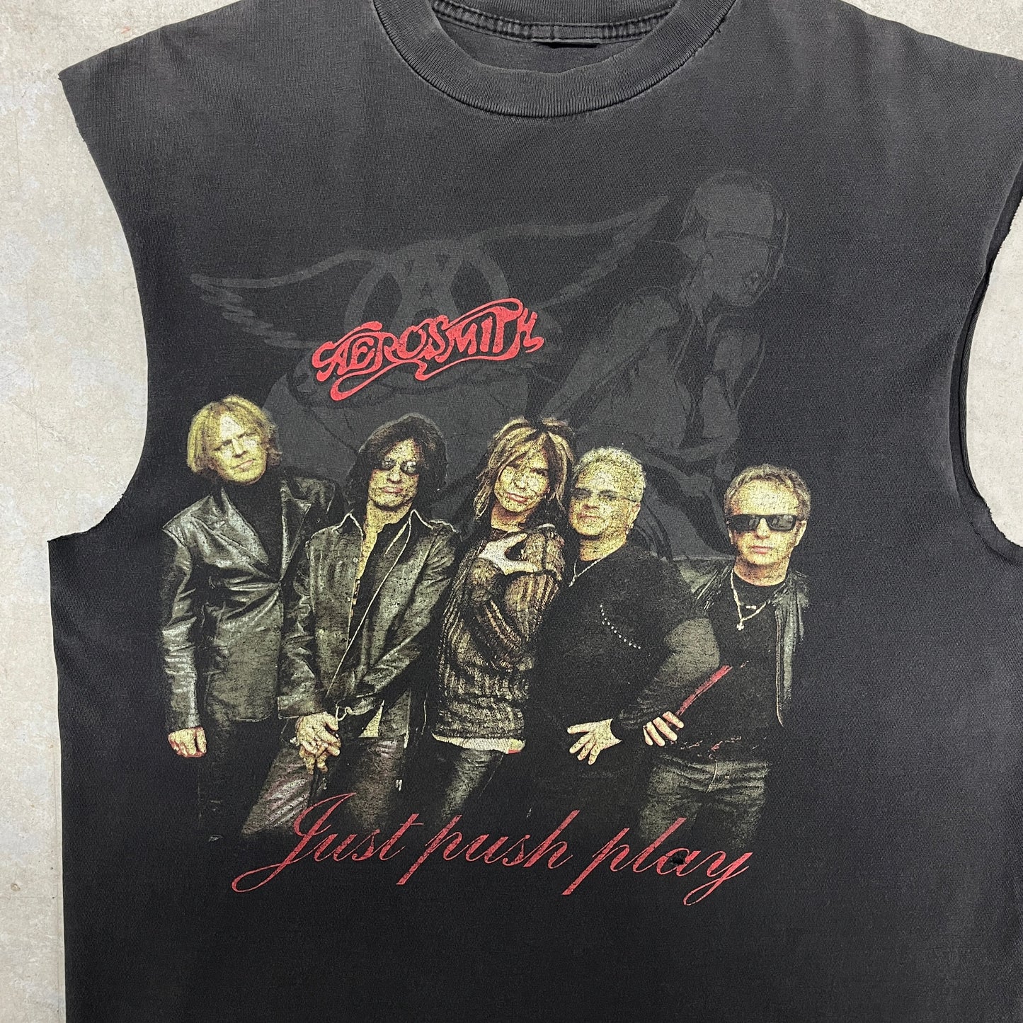 (L) Vintage Aerosmith Band Shirt