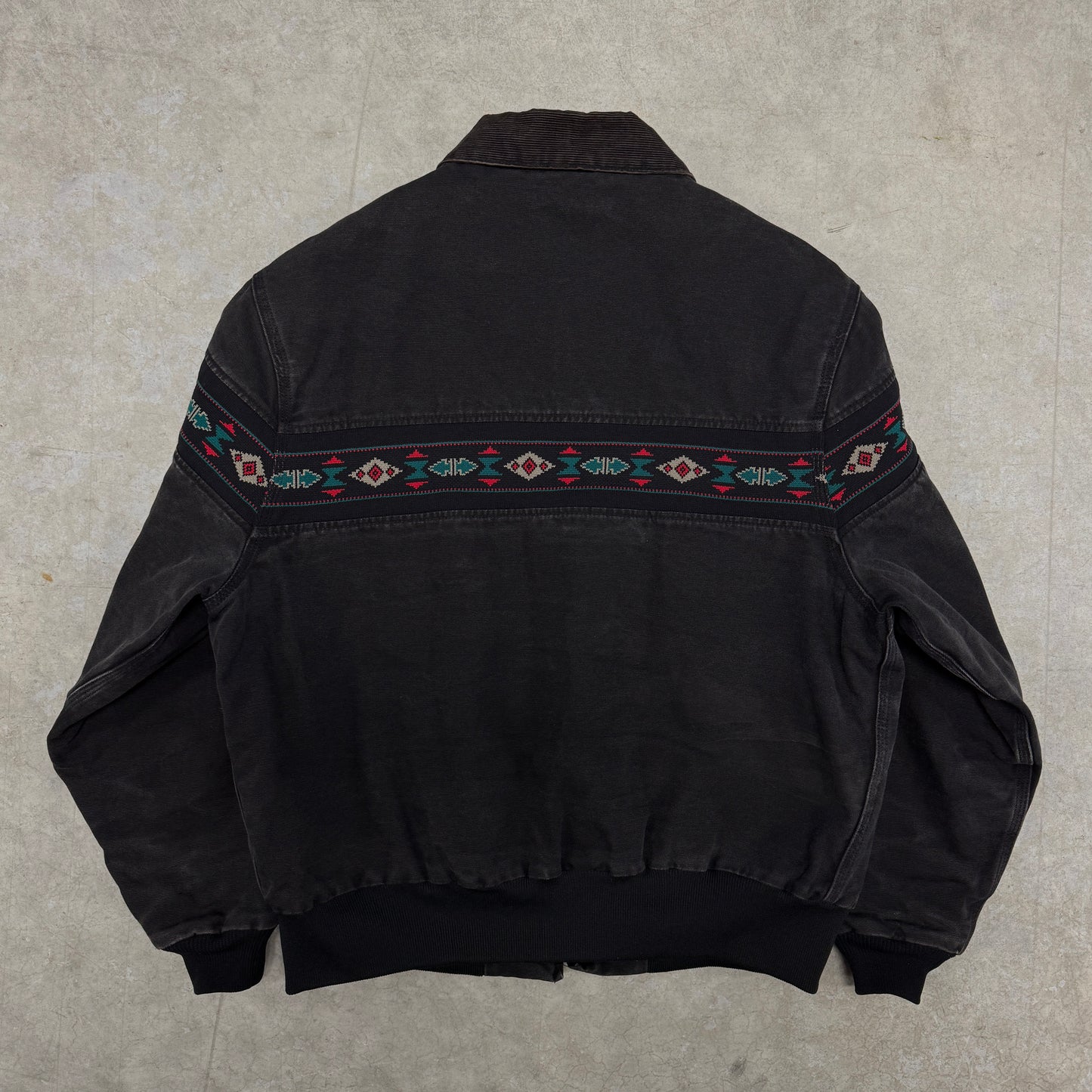 (XL) Vintage Carhartt Aztec Santa Fe Jacket