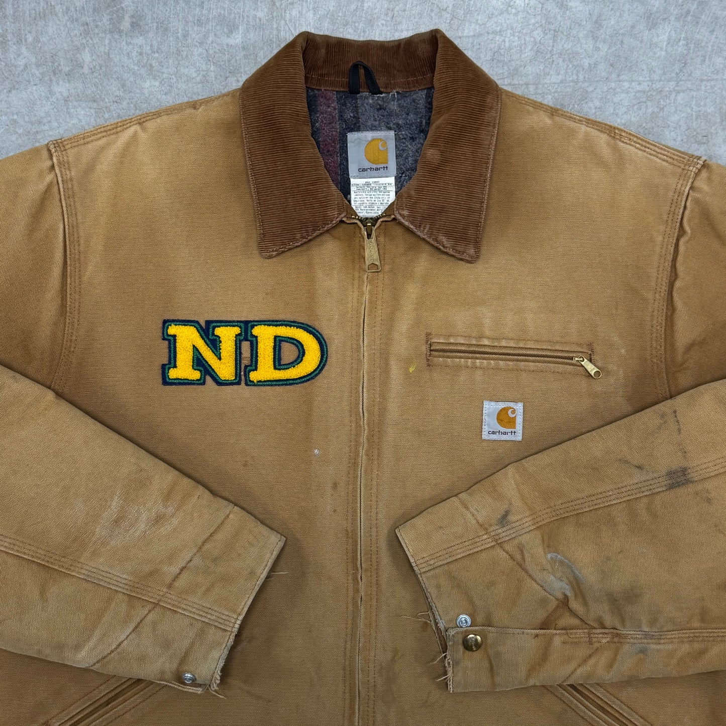 (XL) Carhartt Detroit Jacket Notre Dame
