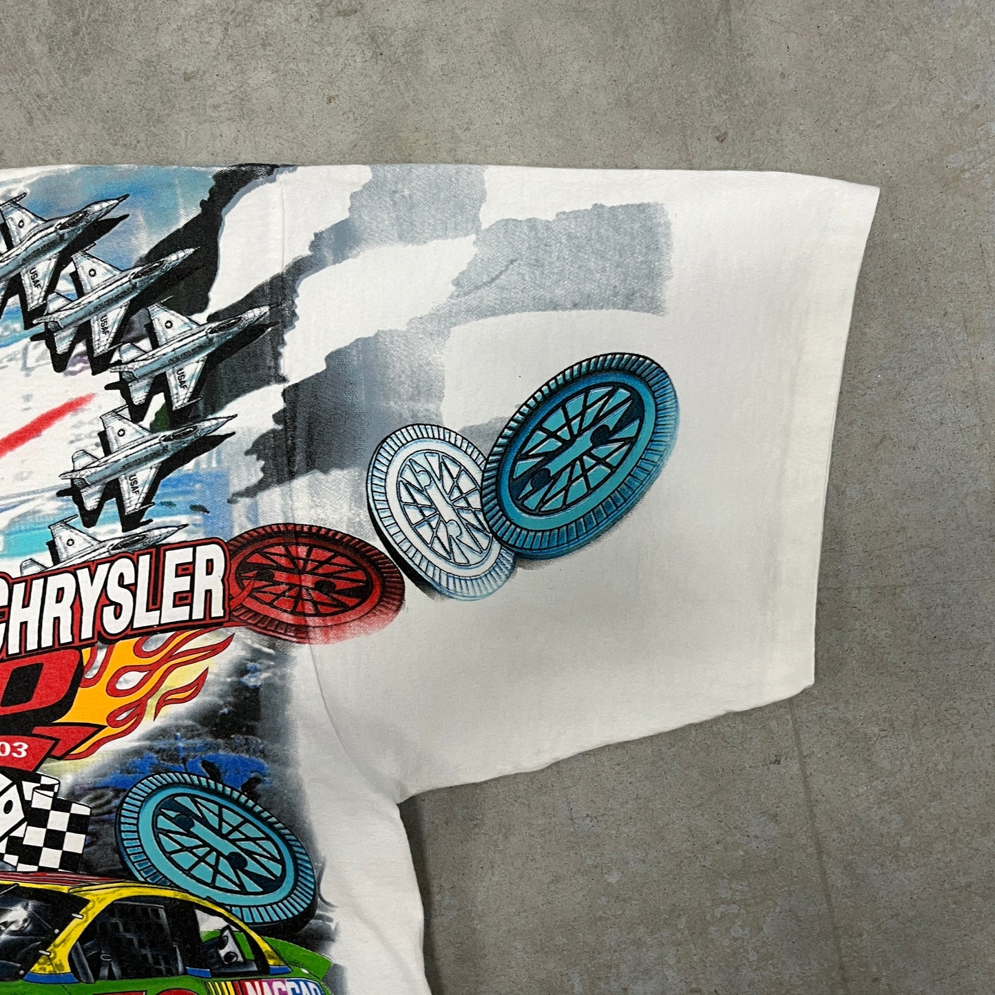 (XL) Vintage Nascar All Over Print Shirt