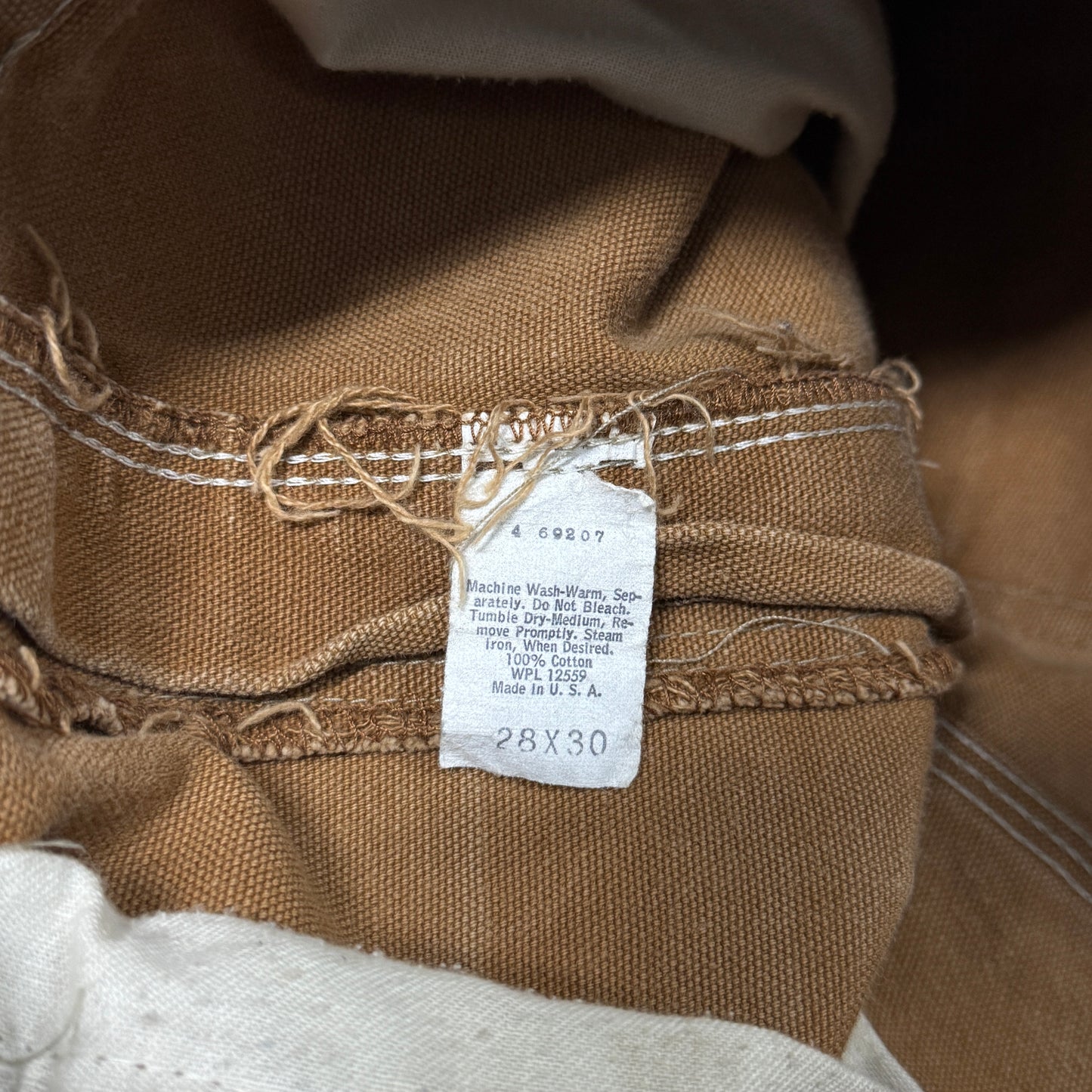 (28) 70s Carhartt Double Knee Shorts