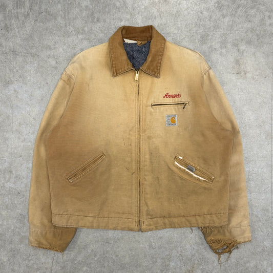 (L) 1989 Carhartt Detroit Jacket 100 Year