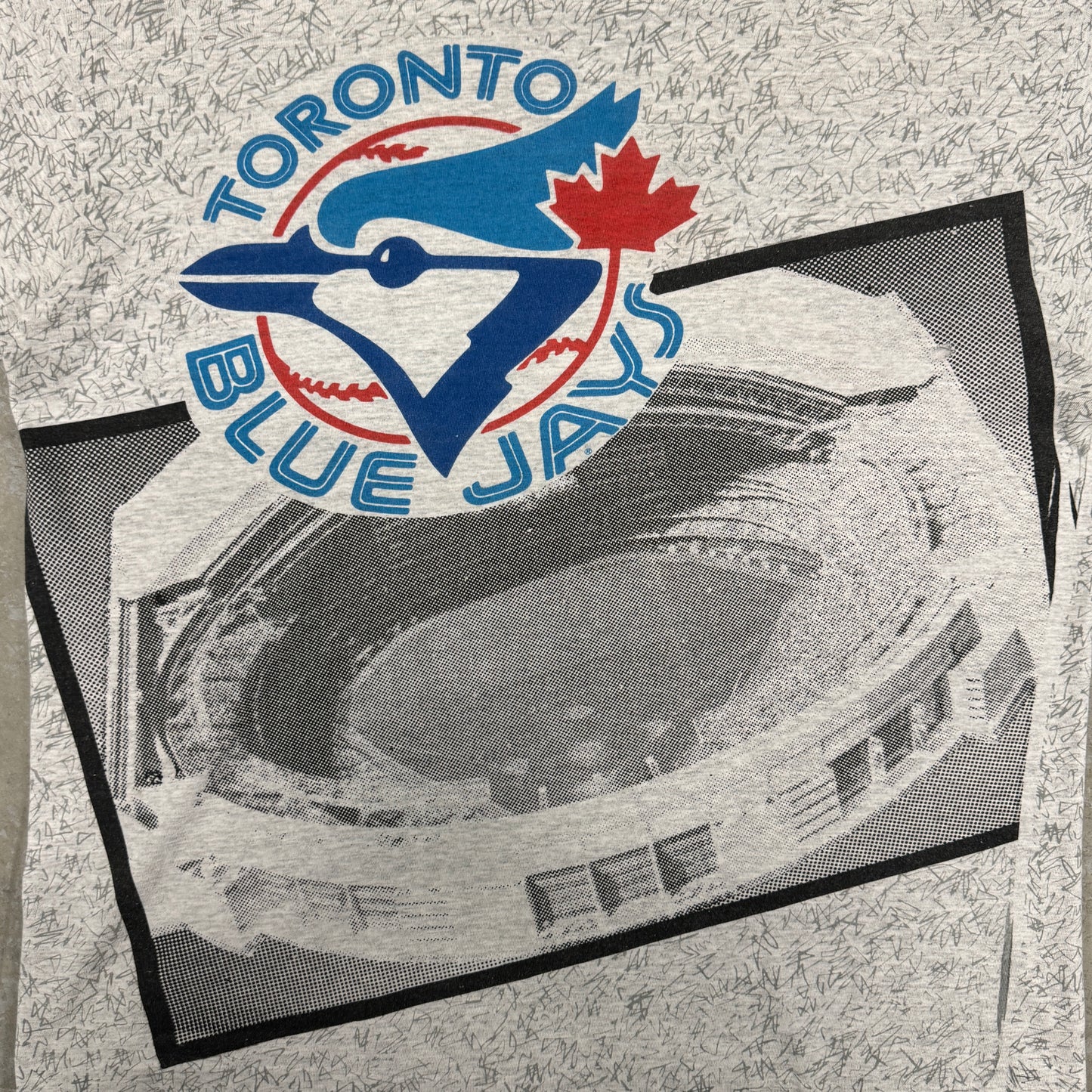 (XL) 1992 Toronto Blue Jays All Over Print Shirt