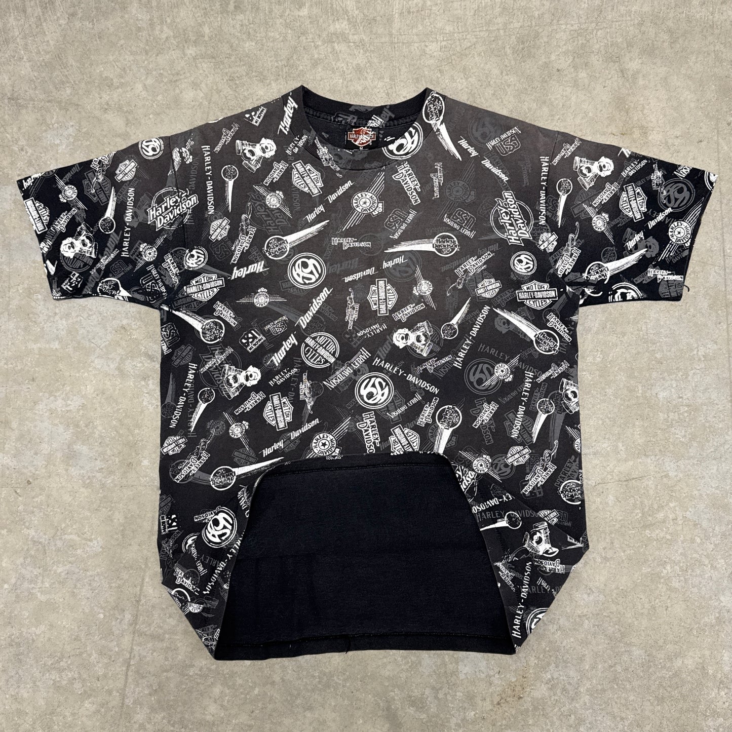 (M) 90s Harley Davidson AOP Shirt