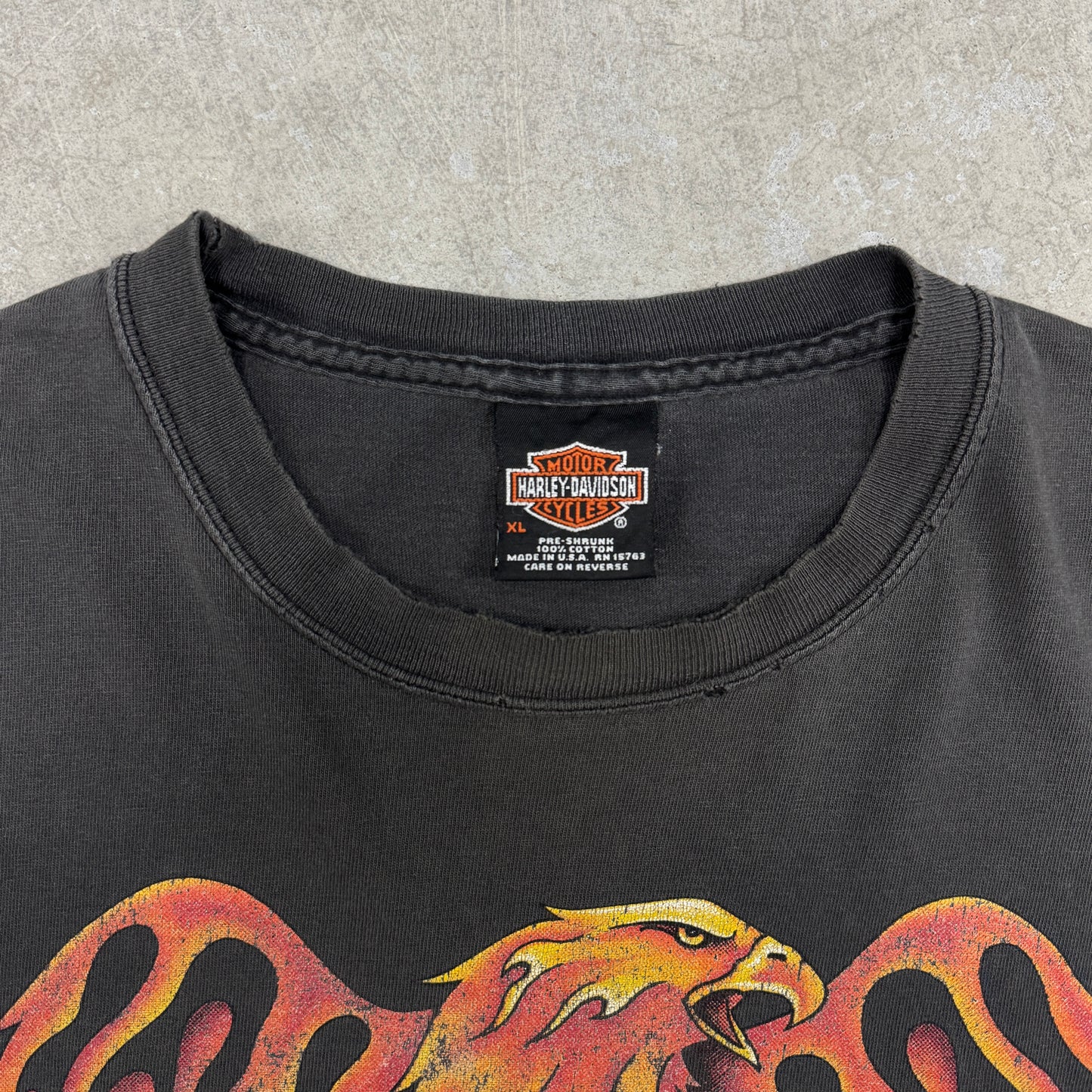 (XL) Vintage Harley Davidson Flame Longsleeve