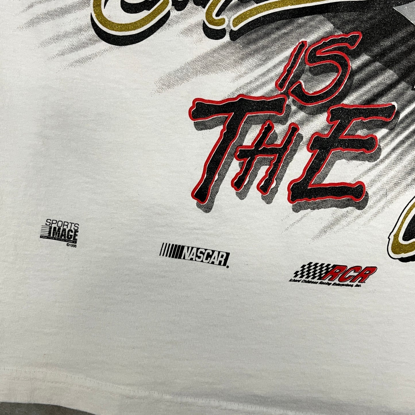 (L) Vintage Nascar All Over Print Shirt