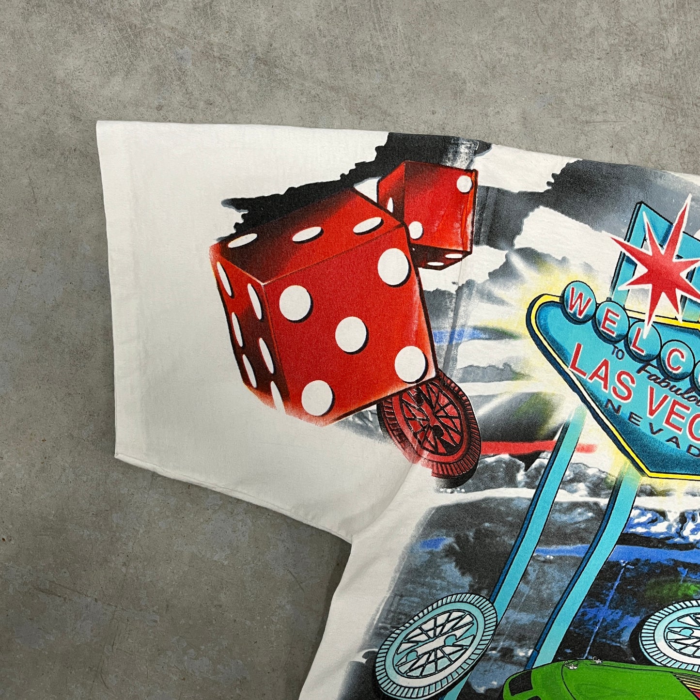 (XL) Vintage Nascar All Over Print Shirt