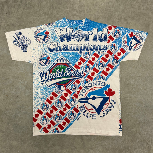 (XL) 1992 Toronto Blue Jays World Champions All Over Print Shirt