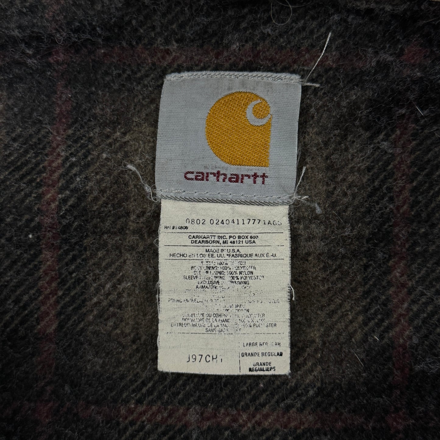 (L) Vintage Carhartt Detroit Jacket