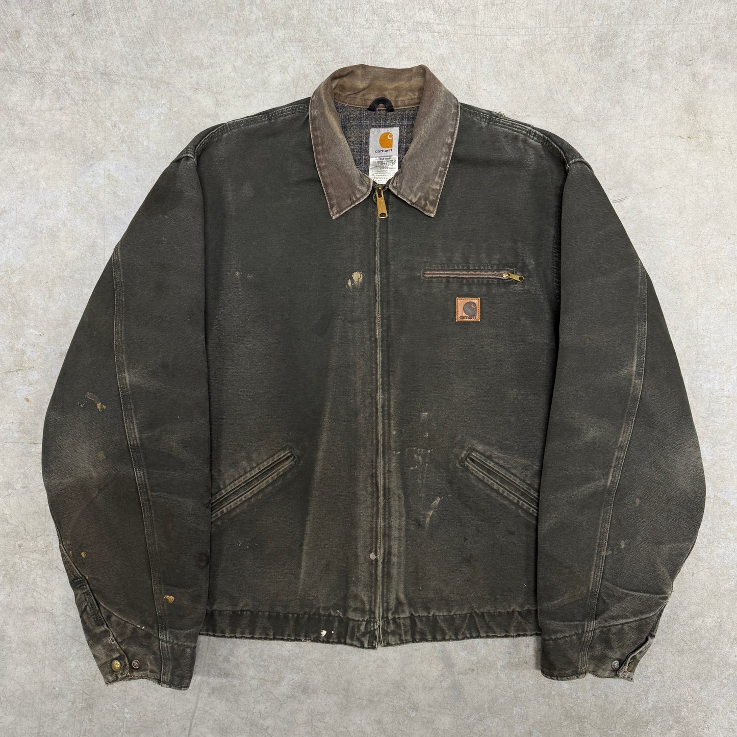 (XL) Vintage Carhartt Detroit Jacket J97 MOS