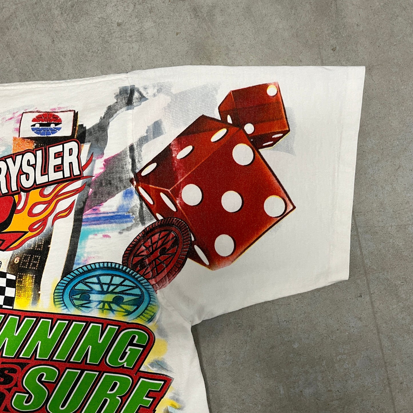 (XL) Vintage Nascar All Over Print Shirt