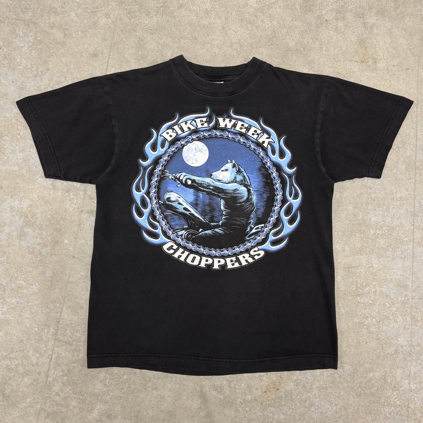 (S/M) Vintage Bike Week Choppers Shirt