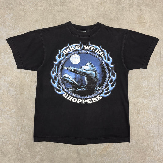 (S/M) Vintage Bike Week Choppers Shirt