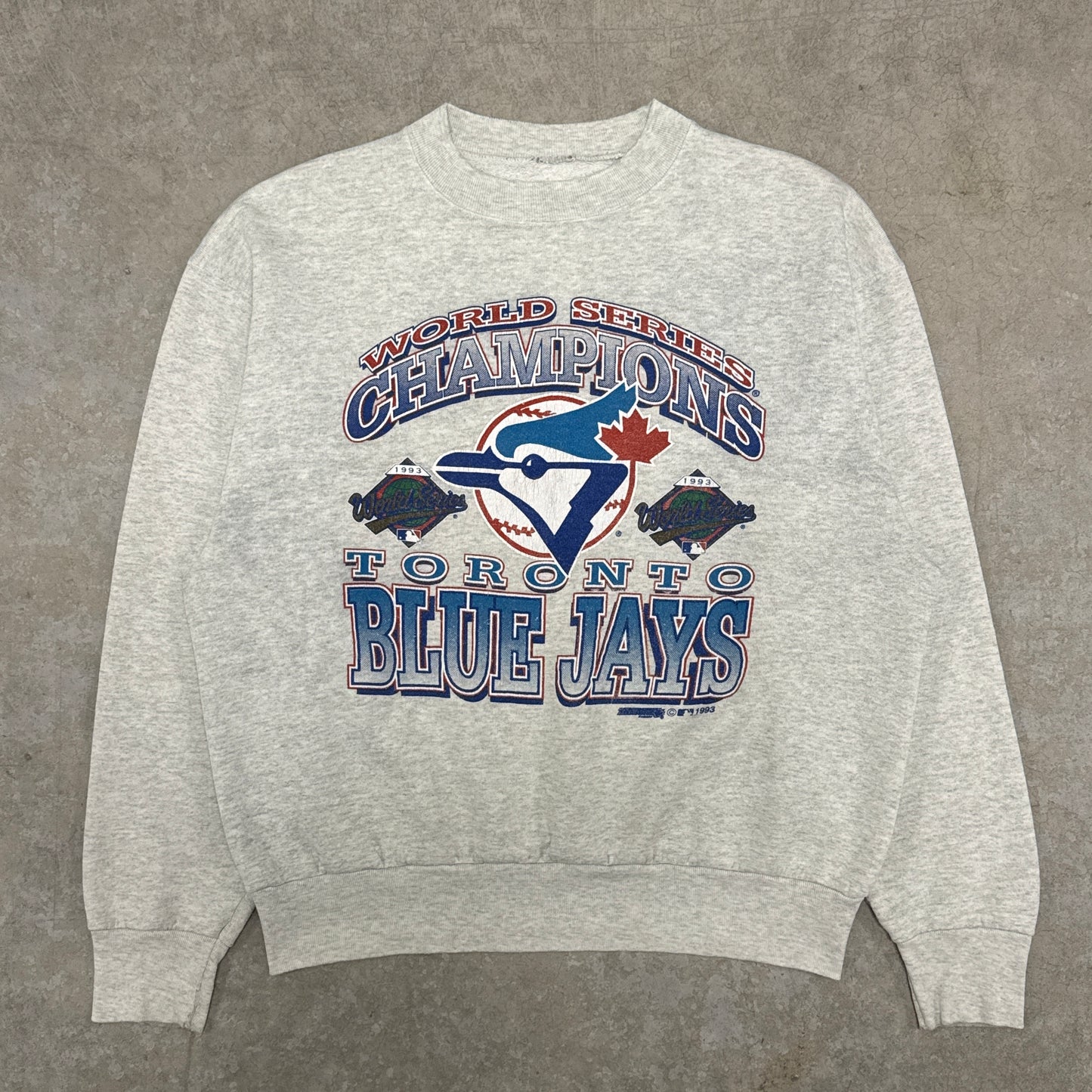 (M) 1993 World Series Champions Toronto Blue Jays Crewneck
