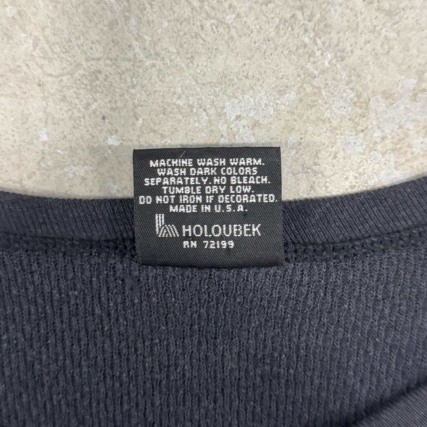 (M/L) 90s Harley Davidson Flame Sleeve Thermal