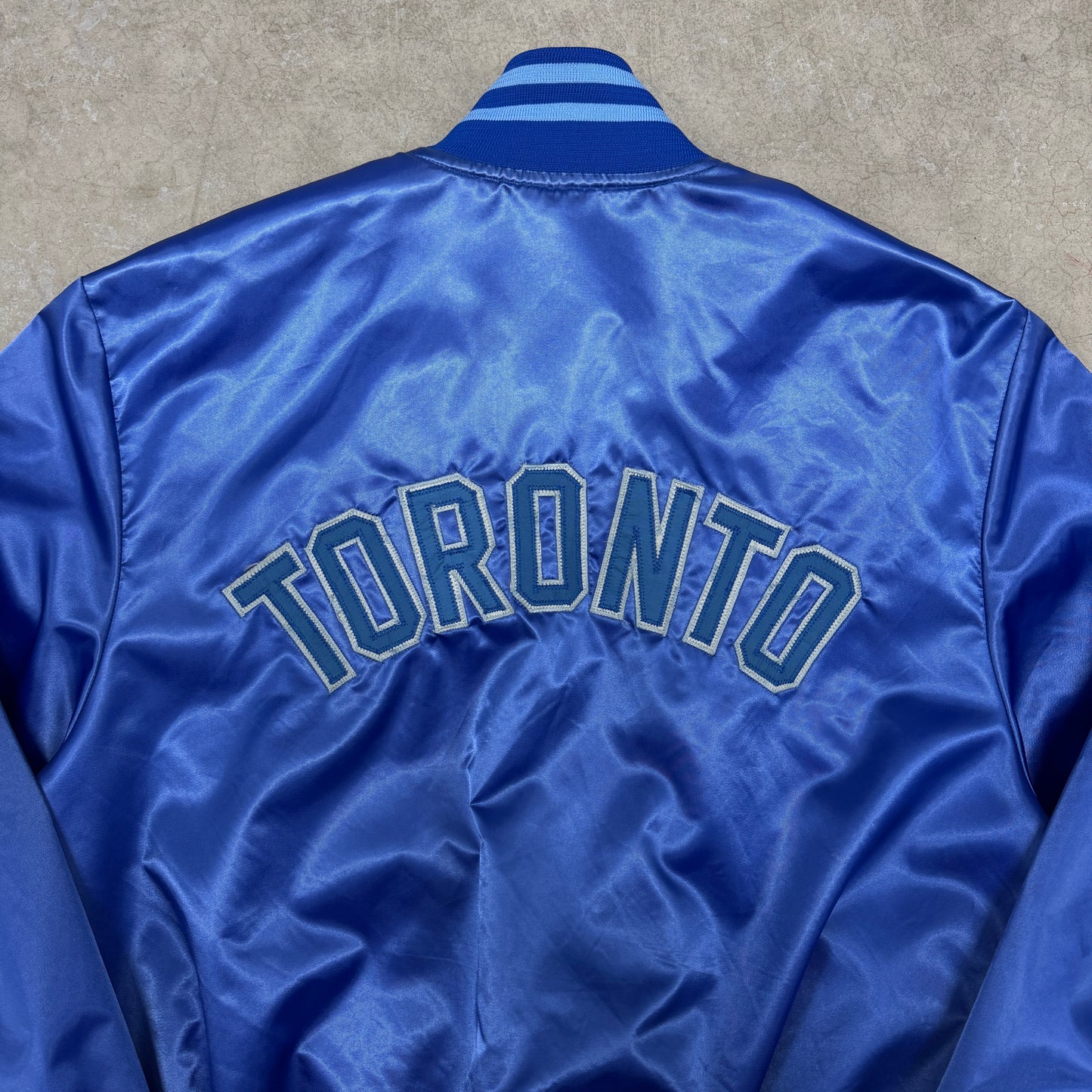 (L) Vintage Toronto Blue Jays Satin Jacket