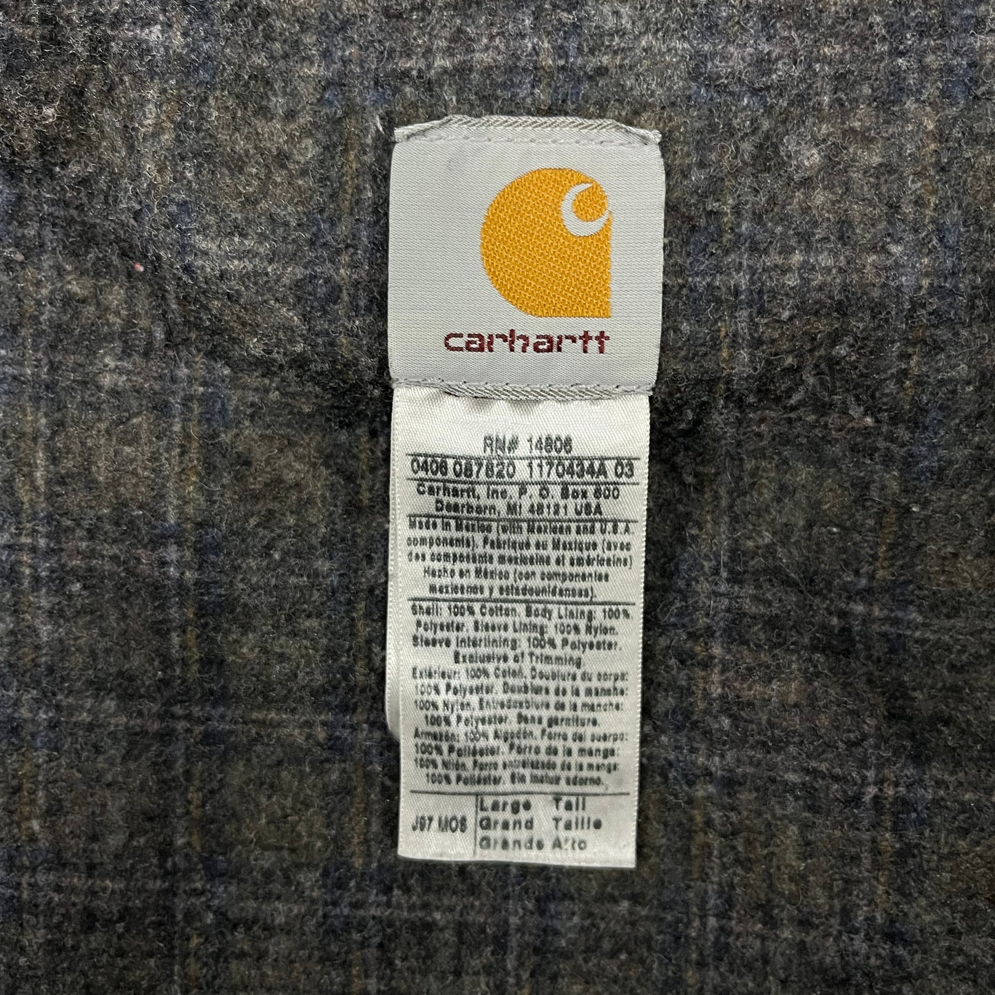 (L) Vintage Carhartt Detroit Jacket