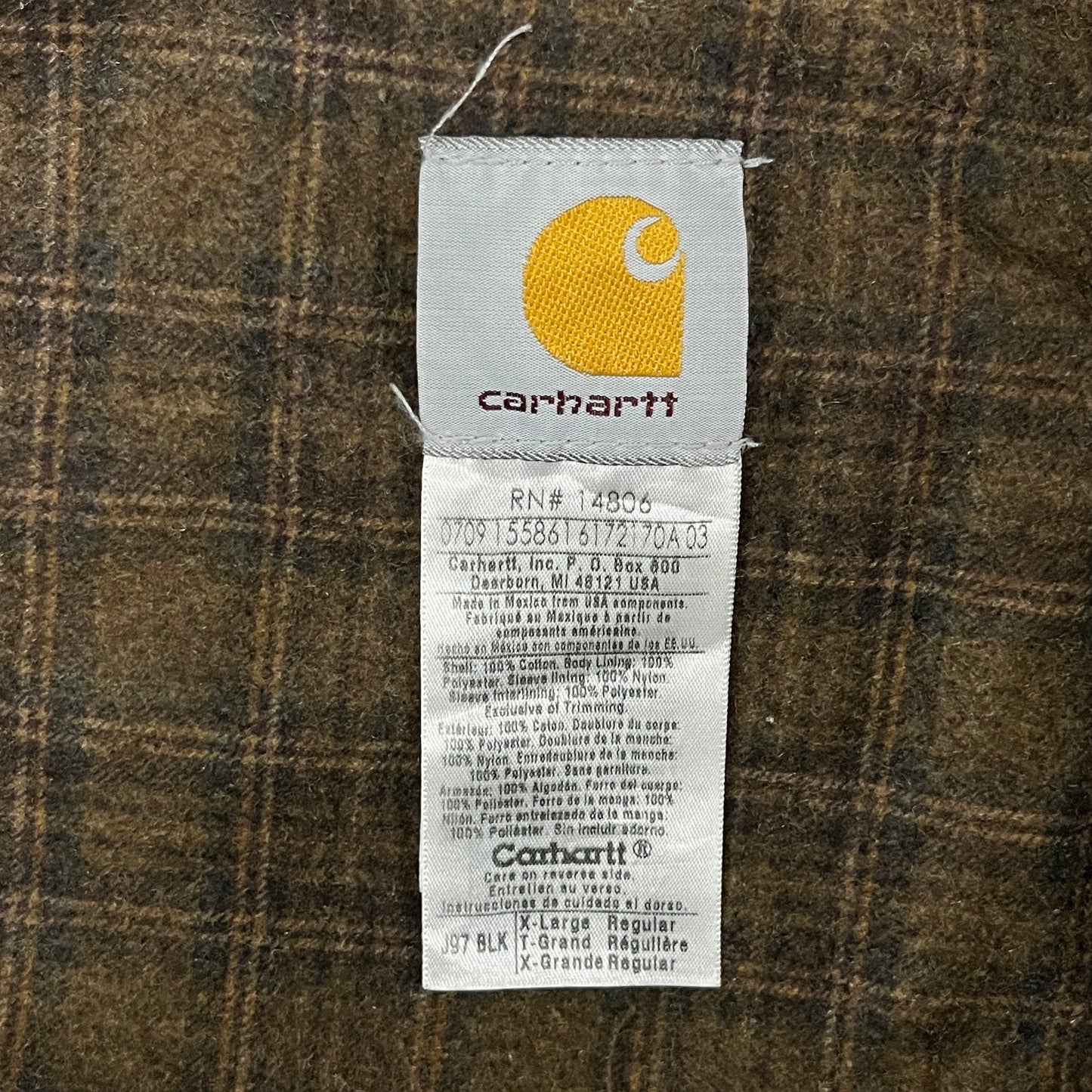 (XL) Vintage Carhartt Detroit Jacket
