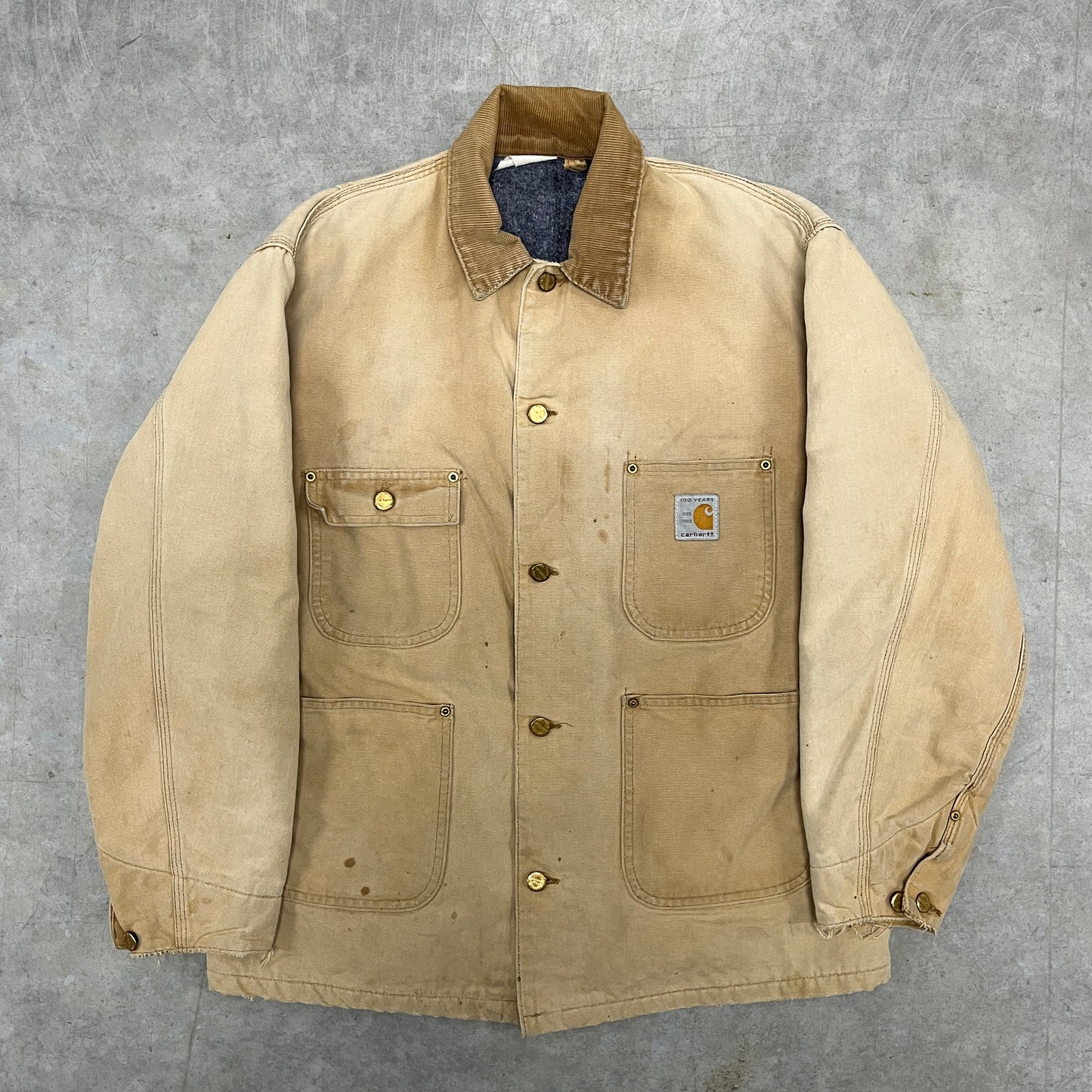 (L) Vintage Carhartt Chore Jacket 1989