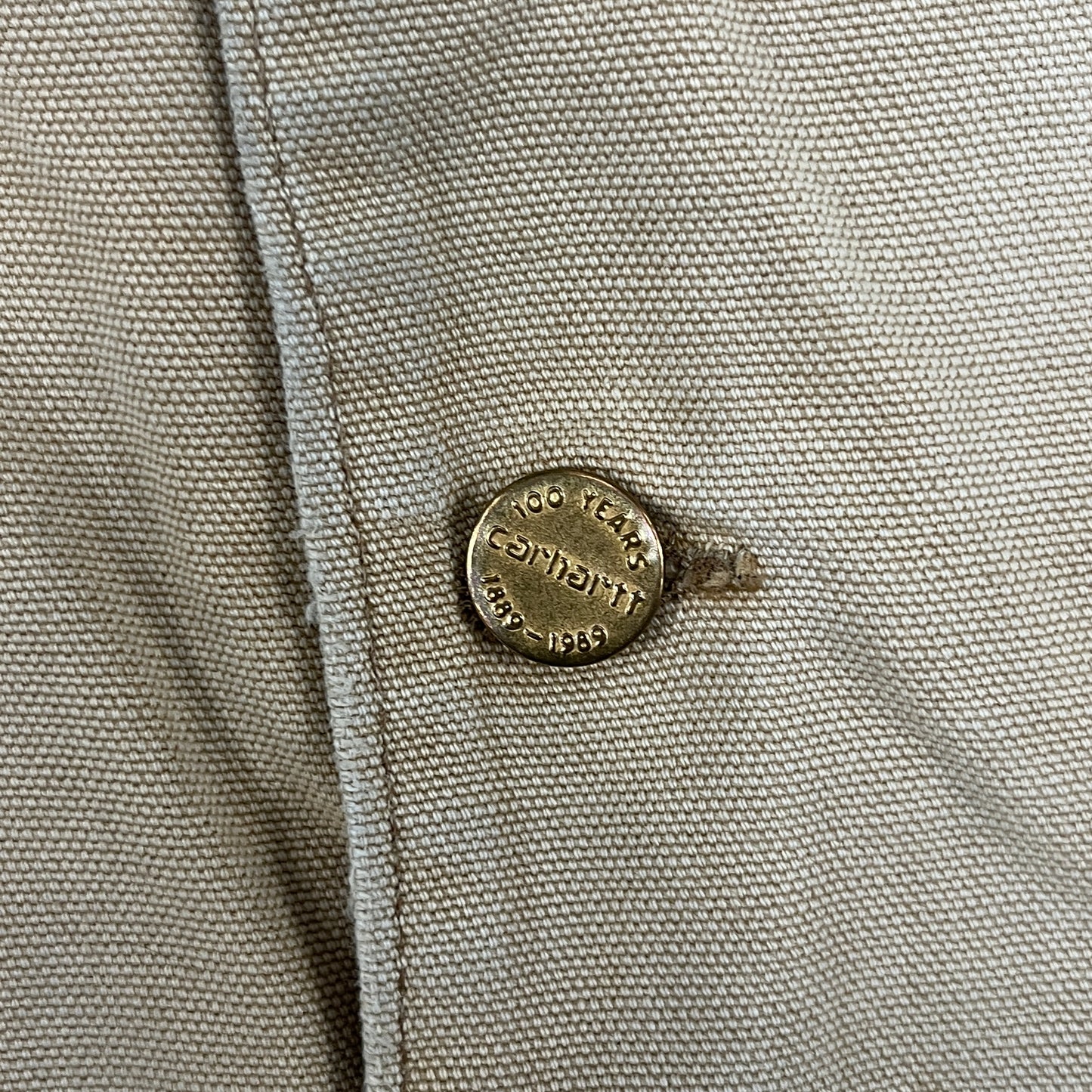 (L) Vintage Carhartt Chore Jacket 1989