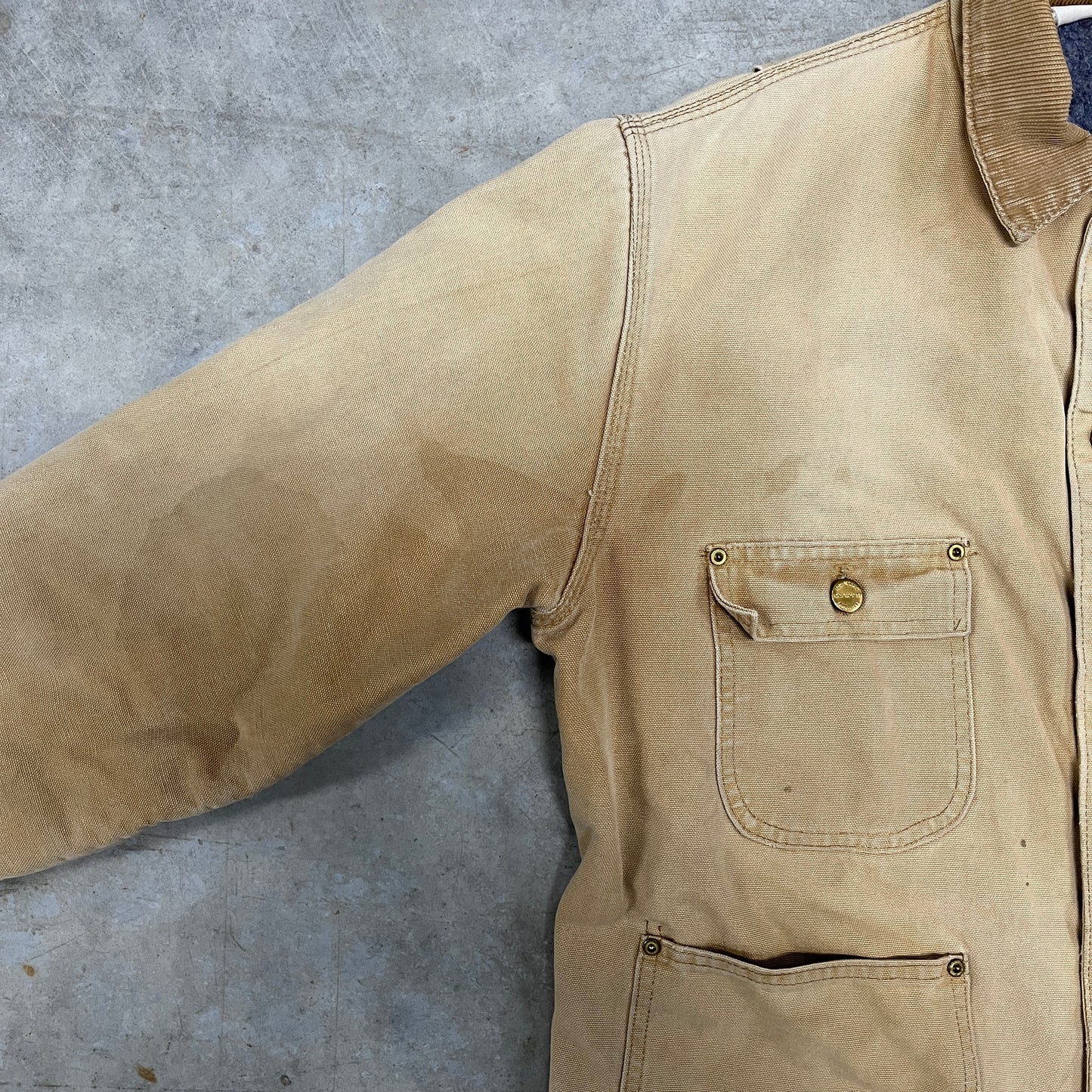 (L) Vintage Carhartt Chore Jacket 1989