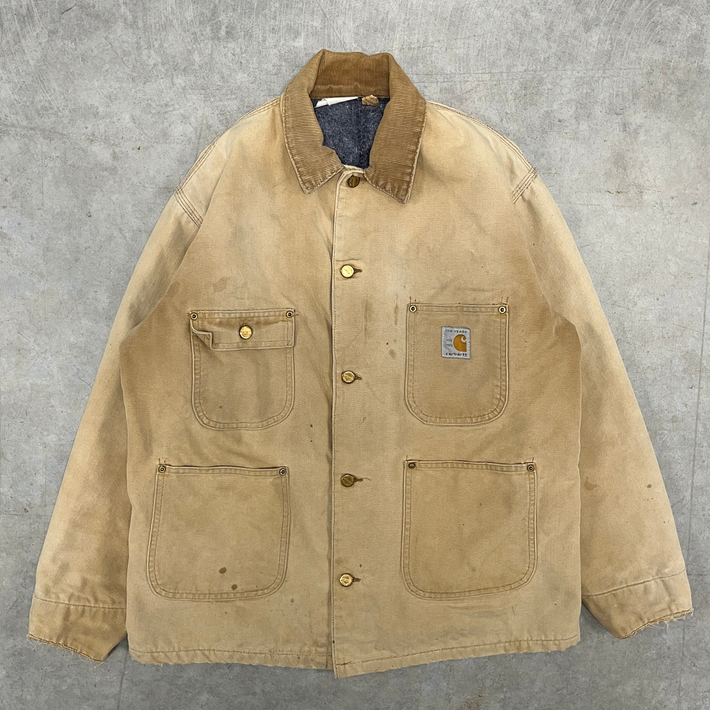 (L) Vintage Carhartt Chore Jacket 1989