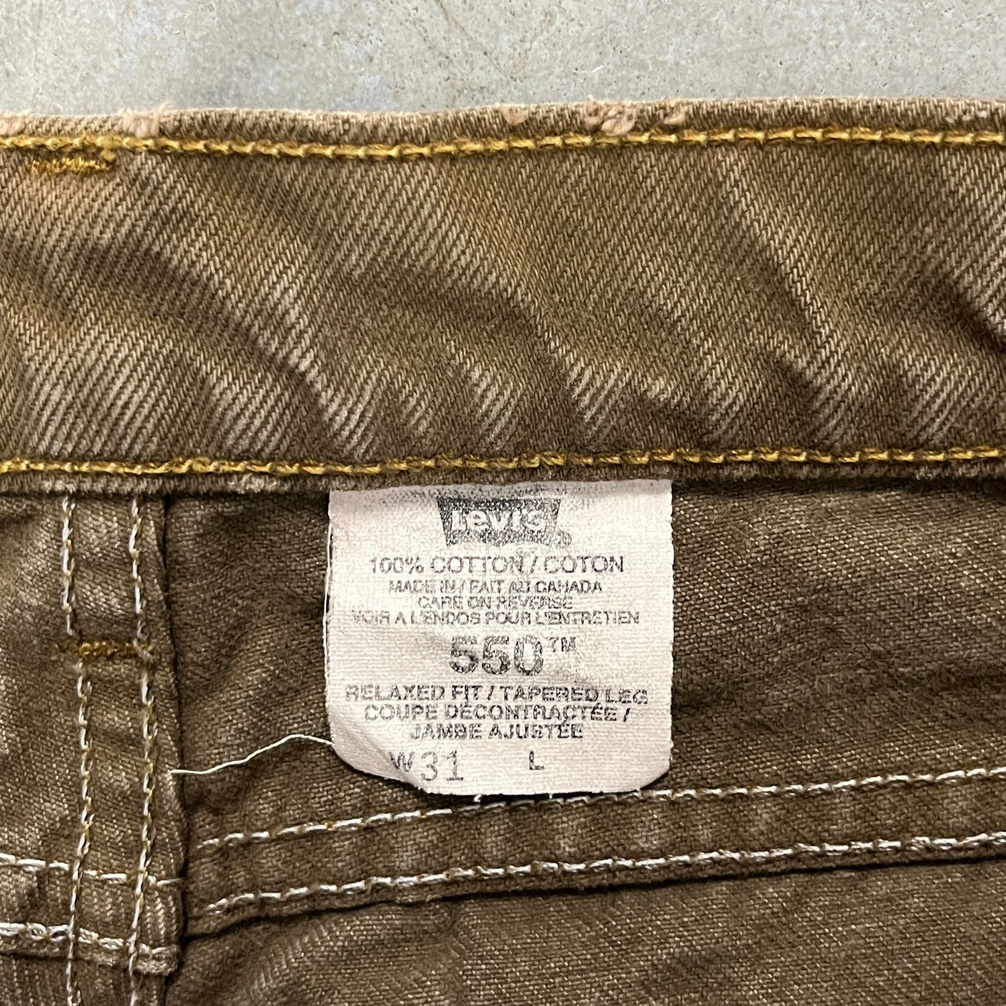 (30) Vintage Levis 550 Jeans