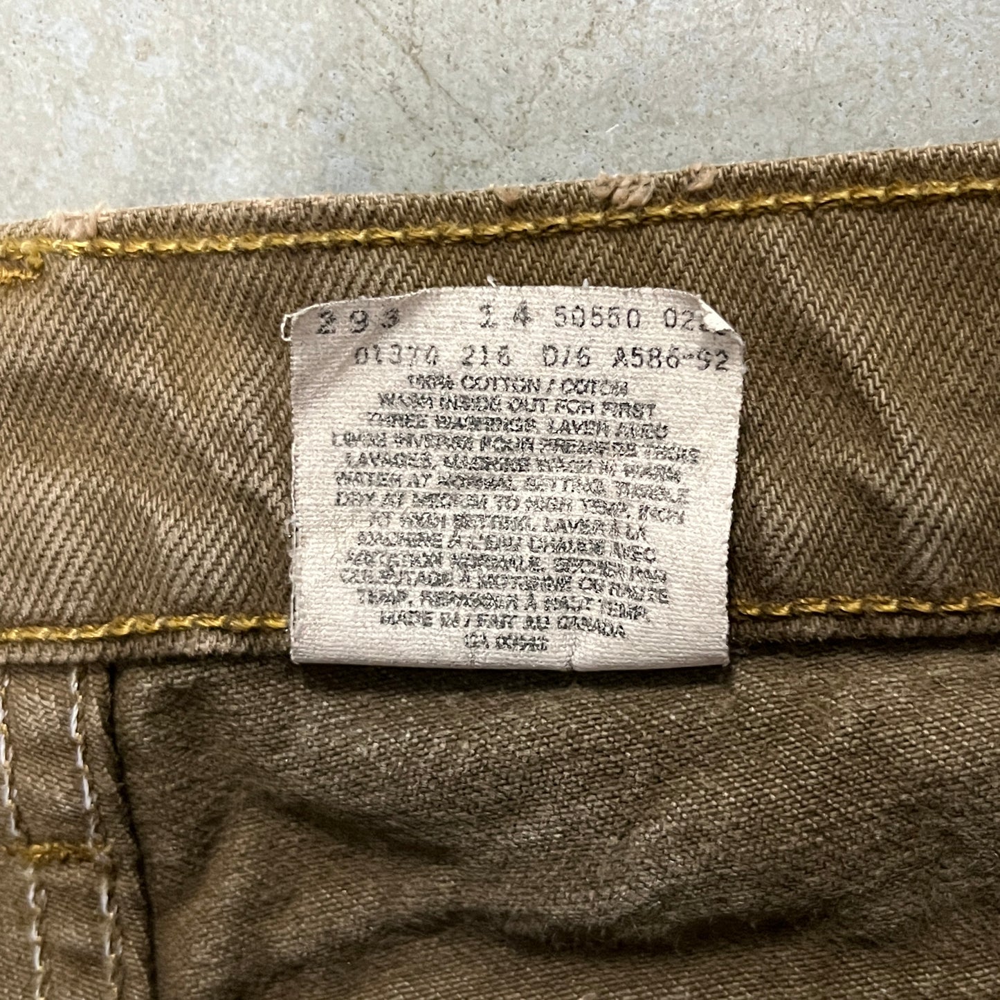 (30) Vintage Levis 550 Jeans