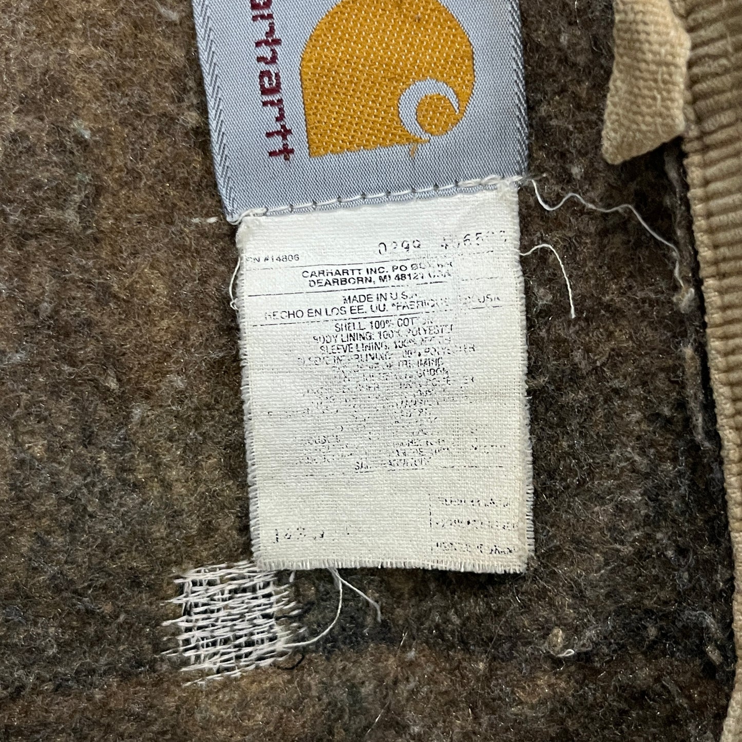 (L) Vintage Carhartt Detroit Jacket