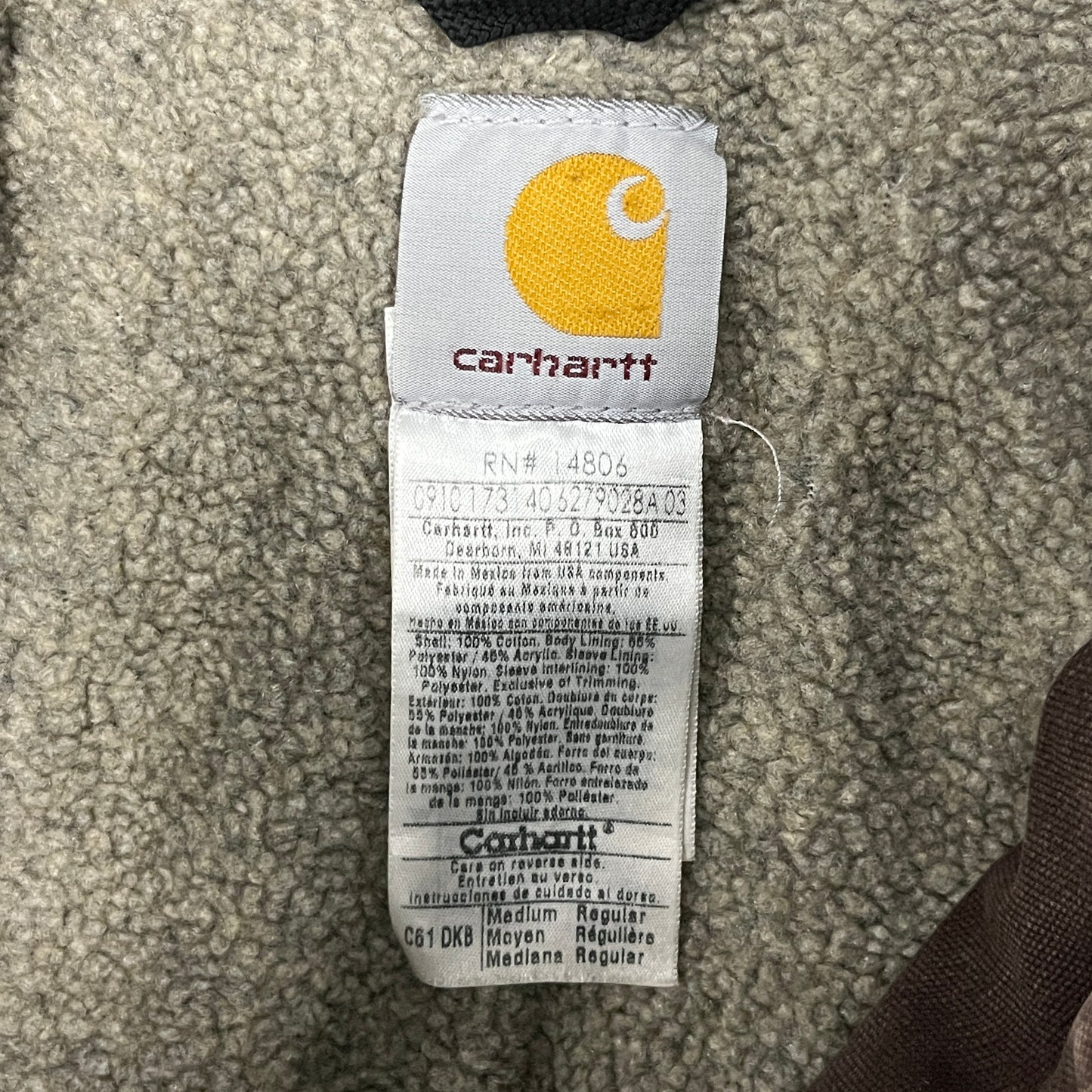 (M) Vintage Carhartt Arctic Jacket
