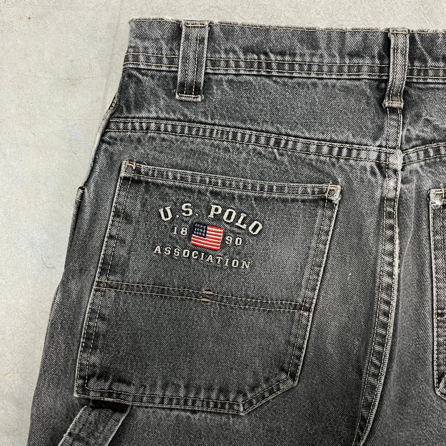 (32) Vintage US Polo Assn Jean Shorts