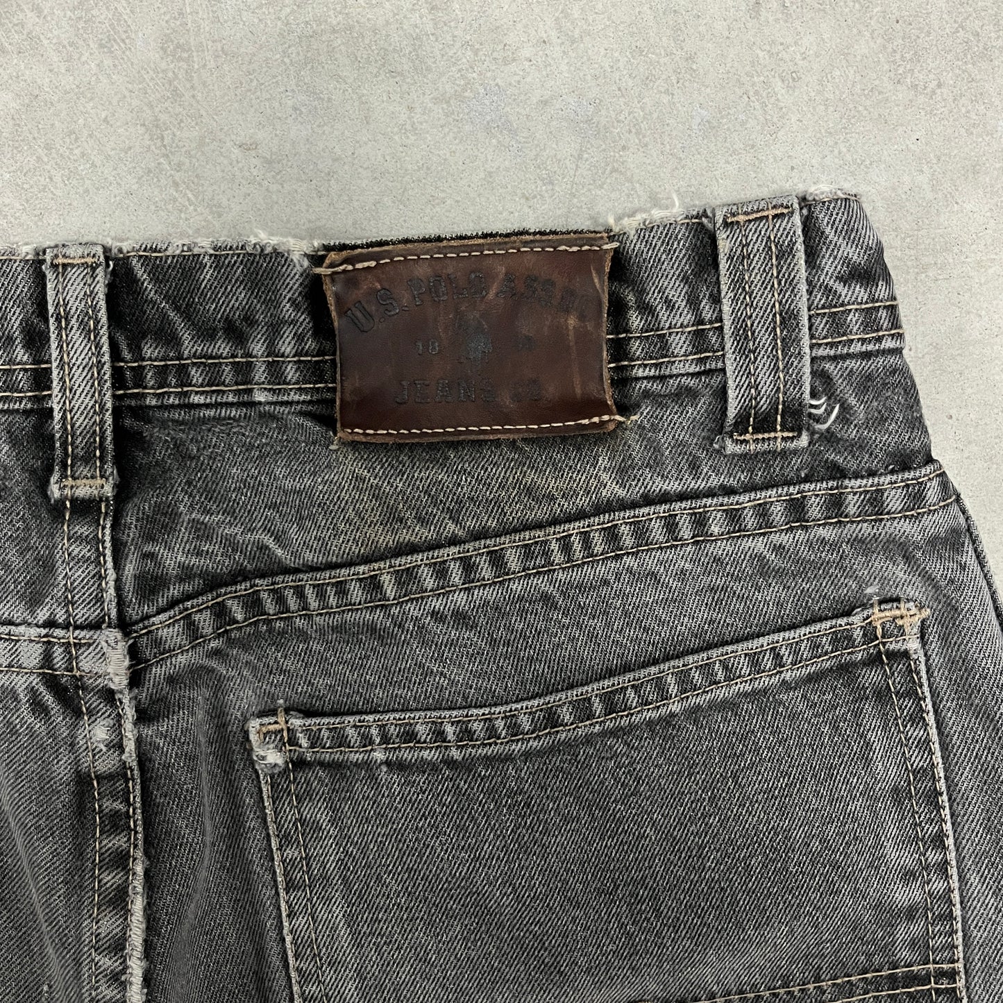 (32) Vintage US Polo Assn Jean Shorts