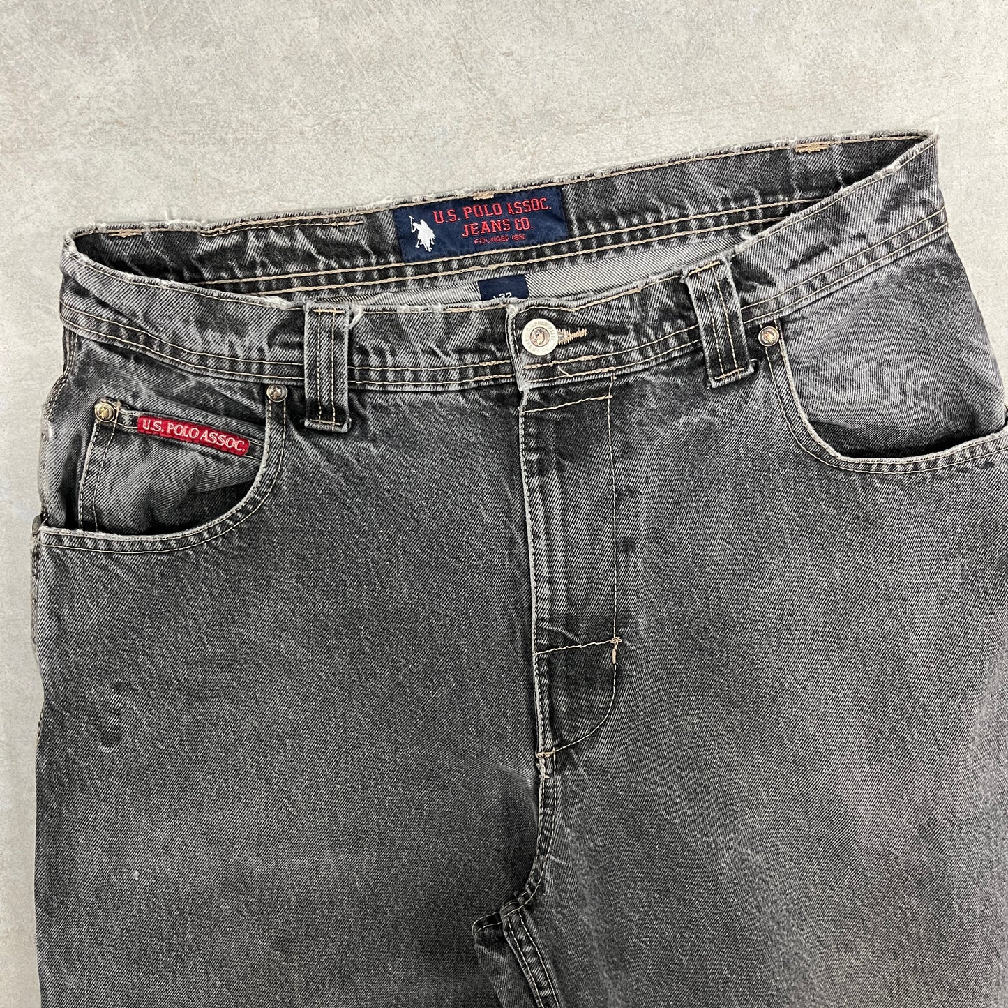 (32) Vintage US Polo Assn Jean Shorts