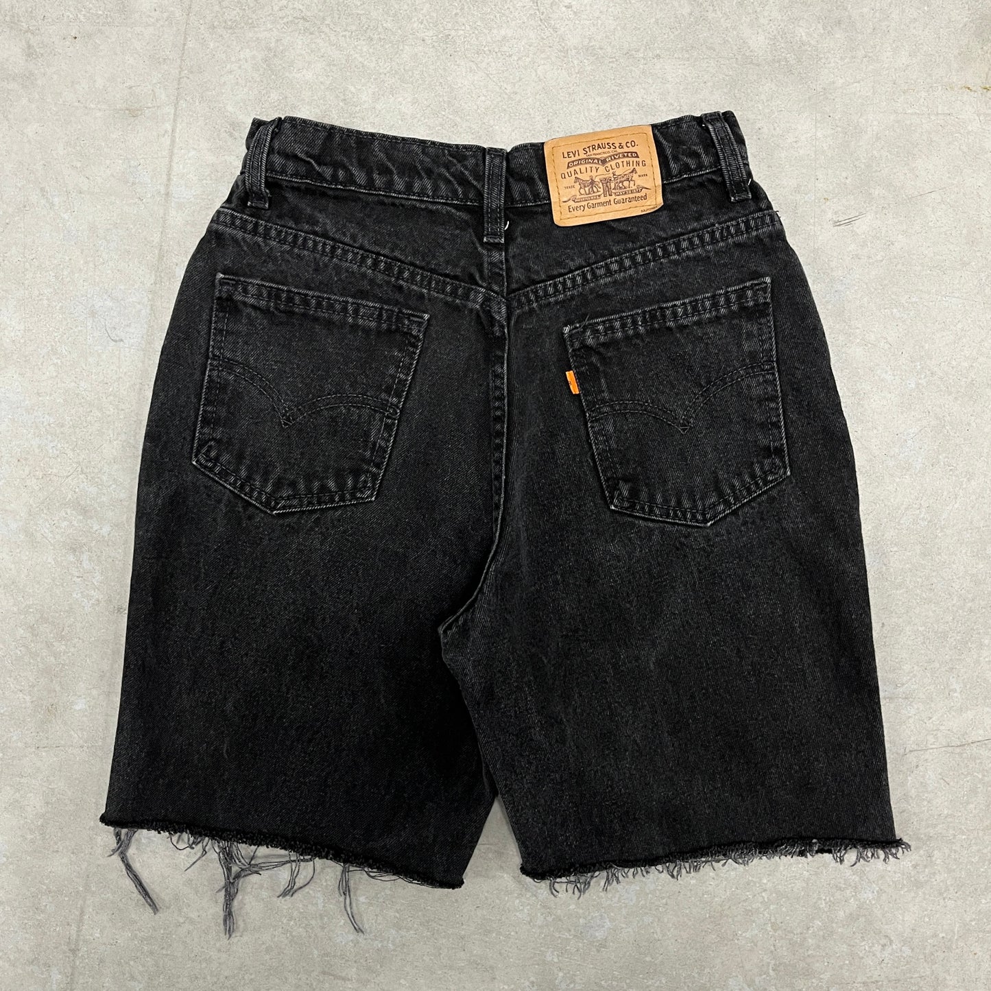 (27) Vintage Levis Orange Tab Jean Shorts