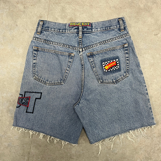 (30) Vintage Request Jean Shorts