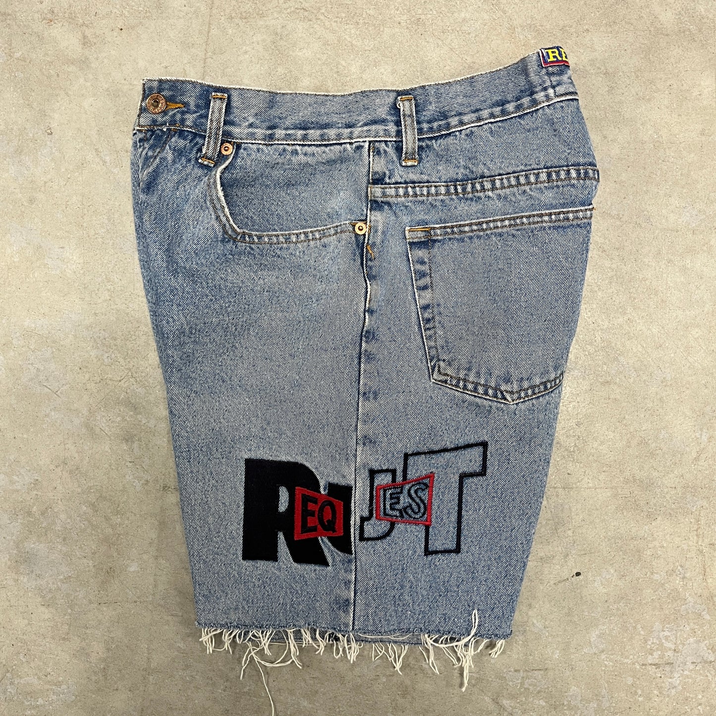(30) Vintage Request Jean Shorts
