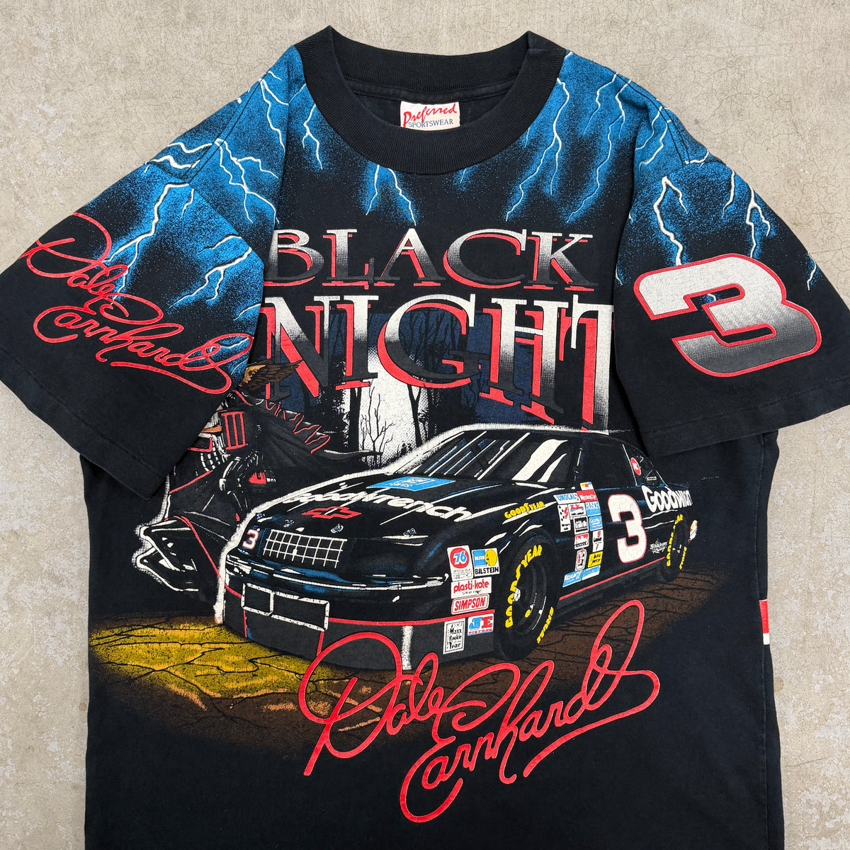 (L) Vintage Dale Earnhardt The Black Knight Shirt All Over Print