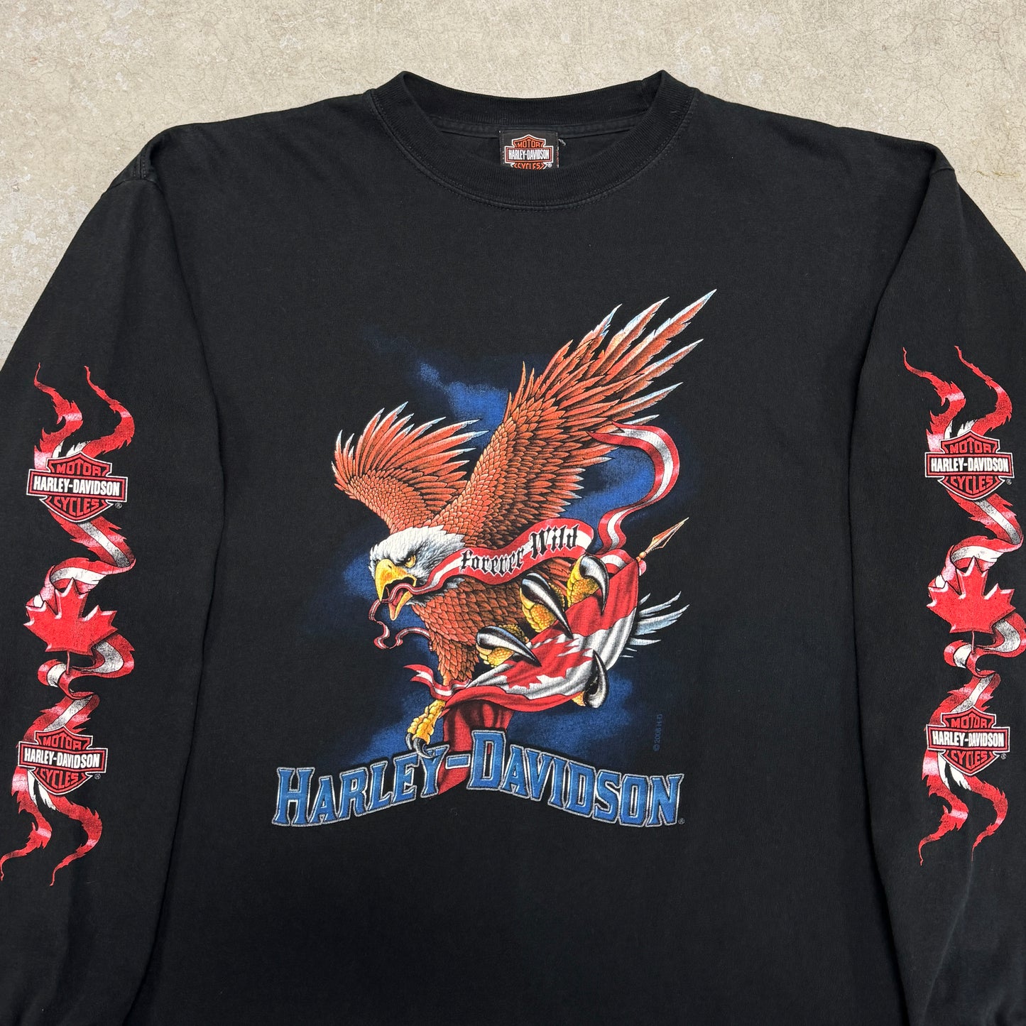(XL) 2006 Harley Davidson Canada Longsleeve