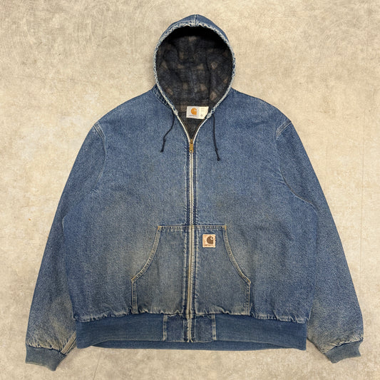 (3XL) 90s Carhartt Active Denim Jacket
