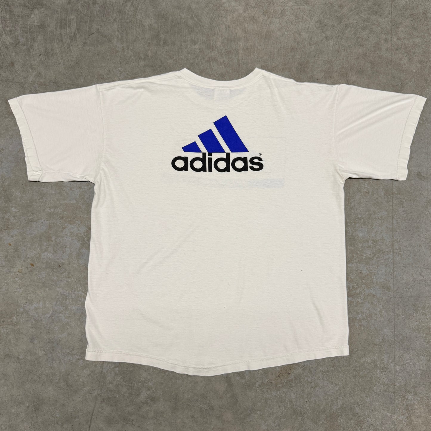 (XL) 90s Adidas Soccer Coaches Shirt