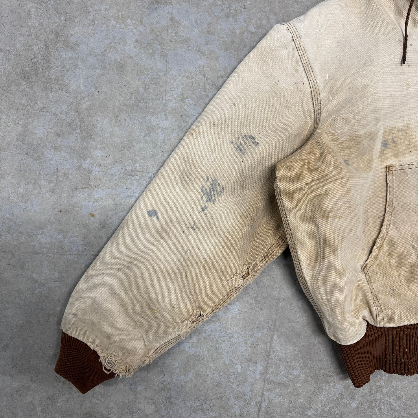 (S) 90s Carhartt Thrashed Faded Active Jacket