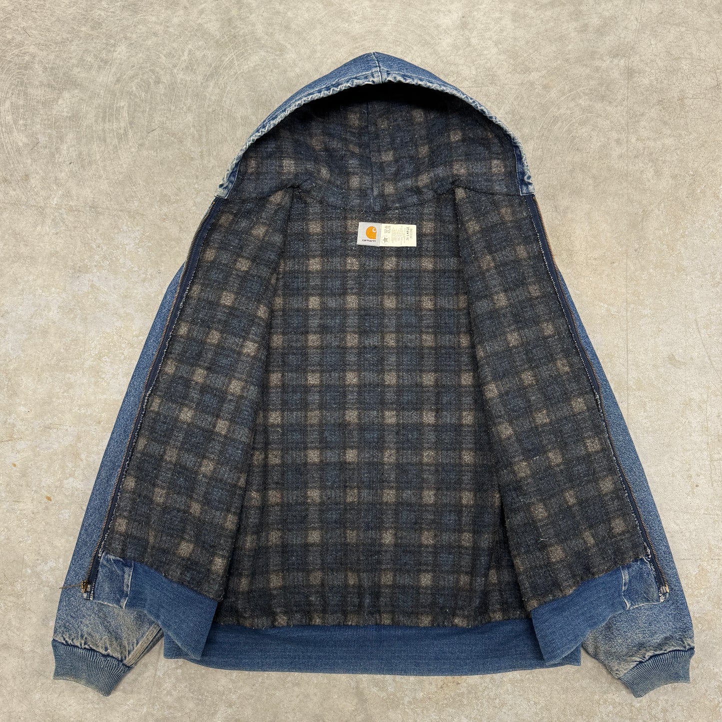 (3XL) 90s Carhartt Active Denim Jacket